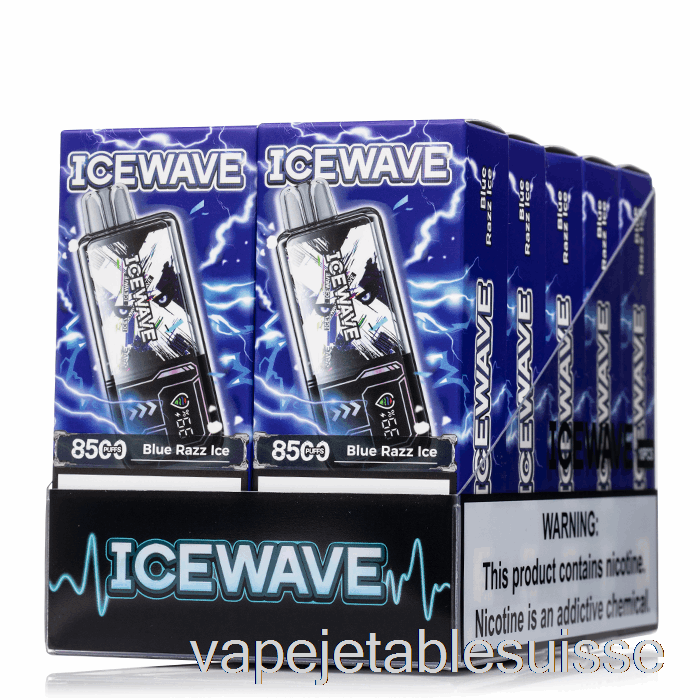 Vape Suisse [paquet De 10] Icewave X8500 Jetable